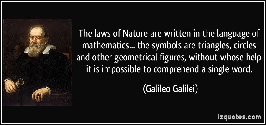Galileo Galileo Language of Mathematics